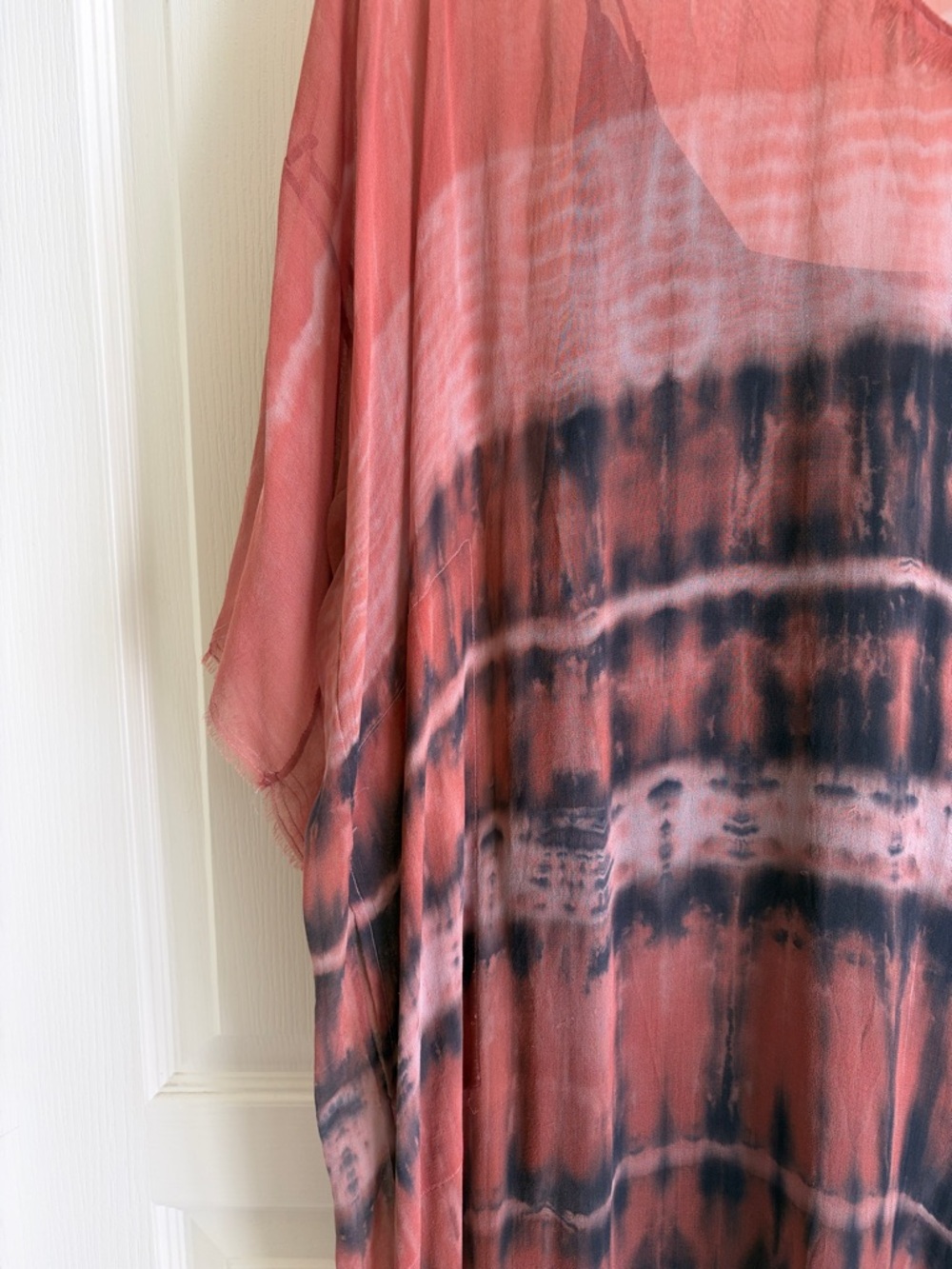 Raquel Allegra Rust and Black Tie-Dye Maxi Dress - Picture 3 of 7